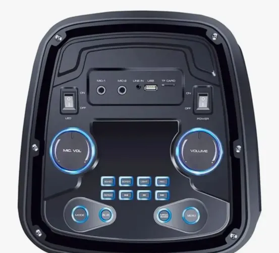 Pulsebox 8 Polegadas 1000w Bt/aux/sd/bt/fm Led Sp359 Cor Preto