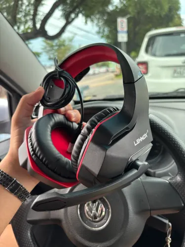 Headset game USB Lehmox LEF-1210 e-sports auriculares