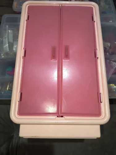 Guarda roupa Barbie estrela anos 80 rosa