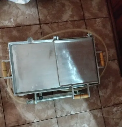 Chapa em inox a Gás | 50cm C X 29,5cm L