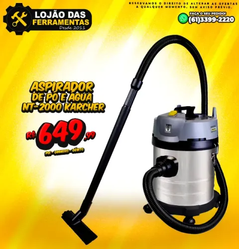 Aspirador de Pó e Água NT-2000 Karcher