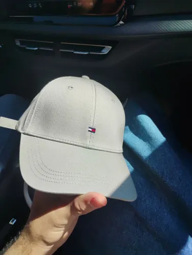 Boné Tommy Hilfiger cinza cor rara novo novo 