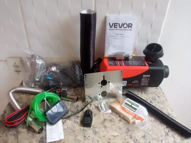 Aquecedor a diesel VEVOR, 12v 2KW