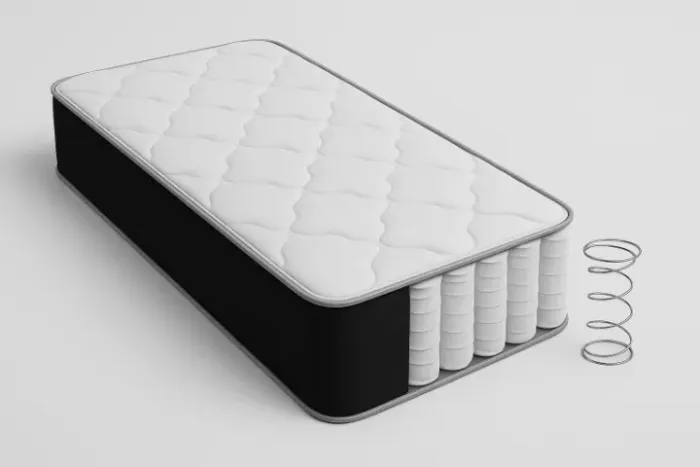 Colchão Solteiro Molas Ensacadas 88x188x24 cm - Equilíbrio Perfeito de Conforto e Suporte