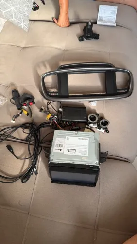 Central Multimídia Kenwood + Moldura Original Kia Sorento 2017<br>