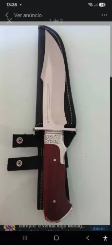 Faca bem amolada 31 CM Fulltang