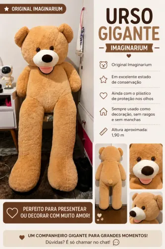 Urso de pelúcia grande