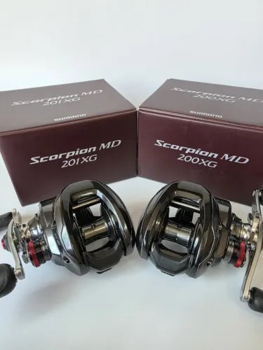 Carretilha Shimano® Scorpion MD 200/201XG - NOVAS