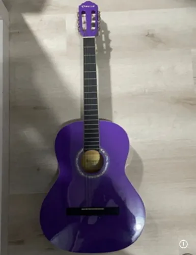 Violão estudo Nylon Roxo Giannini (com capa)