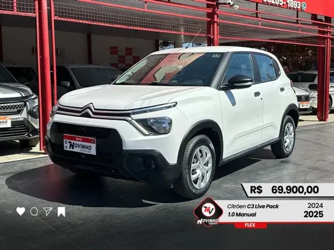 Citroen C3 Live Pack 1.0 Flex 6V 5P Mec. 2025
