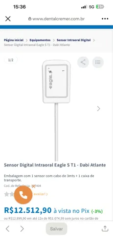 Dentista/sensor digital Rraio-x
