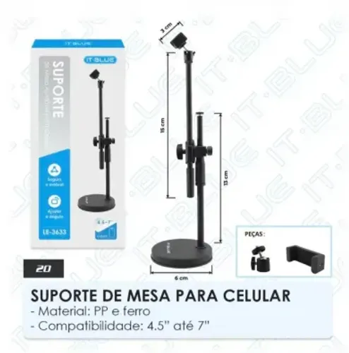 SUPORTE DE MESA PARA CELULAR 