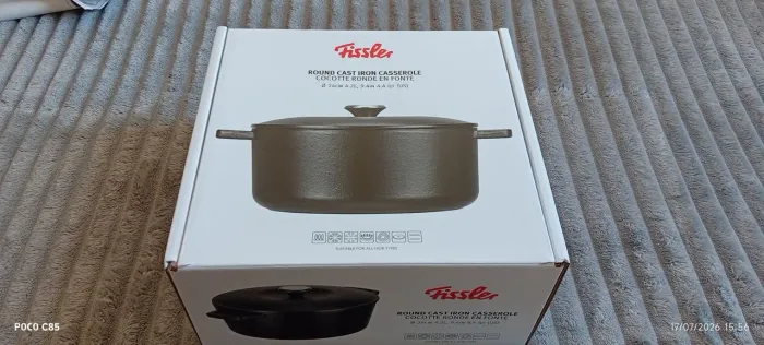 CAÇAROLA FISSLER DE FERRO FUNDIDO