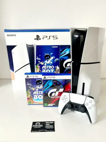 Playstation 5 Slim 1TB Zerado! Com Leitor de Discos (Aceito Cartão)