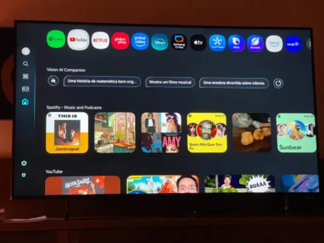 Tv samsung nova 55 polegadas