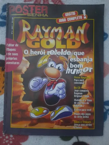 Revista/Poster Senha N°2 - Rayman