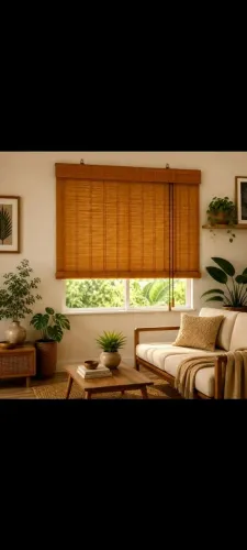 Persiana/Cortinas de Bambu.