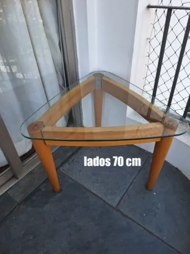 Tampo de vidro grosso