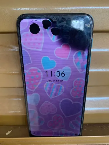 Moto E7 Power Azul - Liga e Funciona - Precisa Trocar a Tela