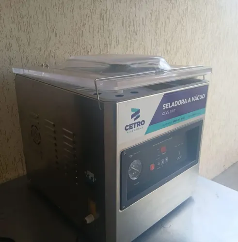 Seladora a vácuo de bancada com ATM CCVS 410 T marca cetro 90 dias de uso