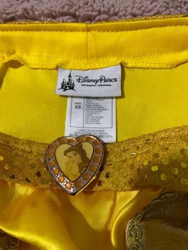 Lindo vestido infantil BELA, do filme a Bela a Fera original da Disney
