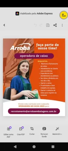 Atendimento/caixa