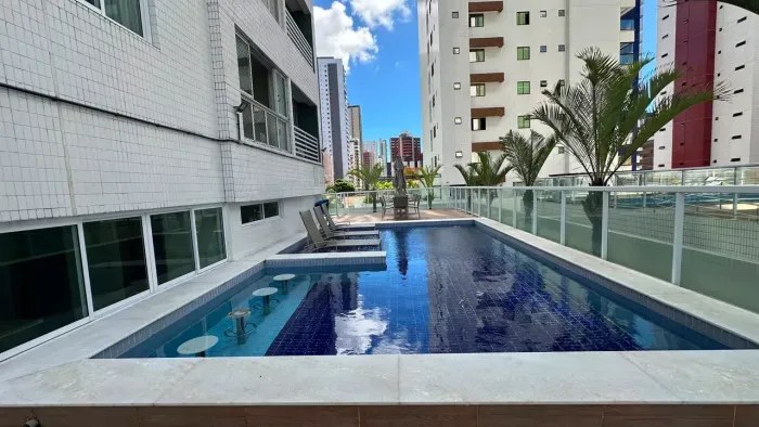 RC Aluga Apartamento Mobiliado Cabo Branco 64m² 2 Quartos 2 Vagas 10º Andar Cabo Branco Jo