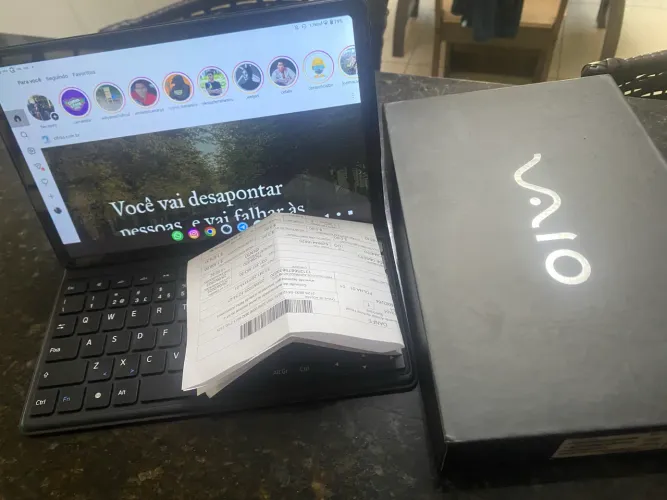 TABLET VAIO TL 10 COM CAPA TECLADO