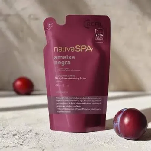 Refil Hidratante Corporal Nativa SPA " Ameixa Negra " 400ml