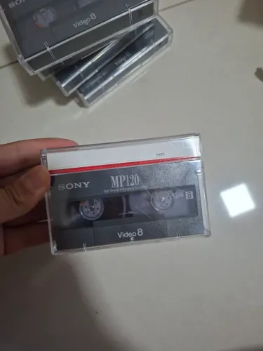 Lote 5 Fitas Sony Video8 MP120 (Novas / Sem Lacre)