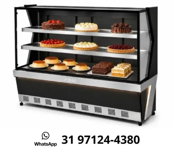 Balcão para Doces e Tortas 1,5M Polar Novo