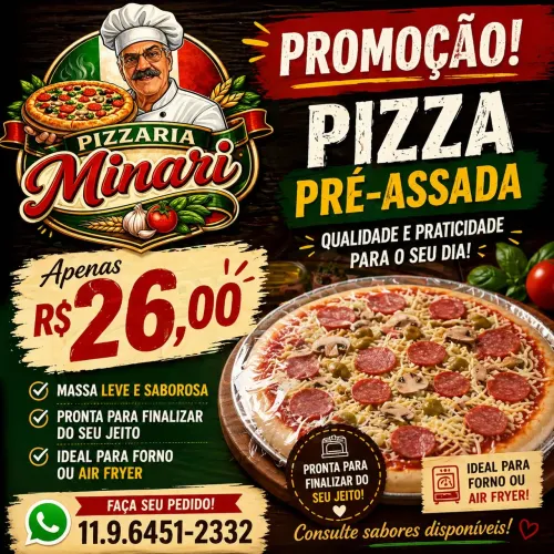 Pizza Pré Assadas