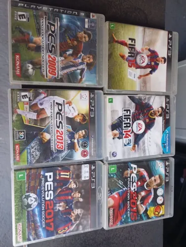Lote jogos PS3 FUTEBOL