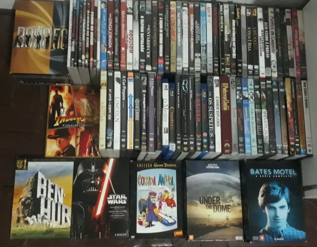 Coleção dvds/blurays