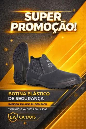 Botina se segurança sem bico R$ 40,00