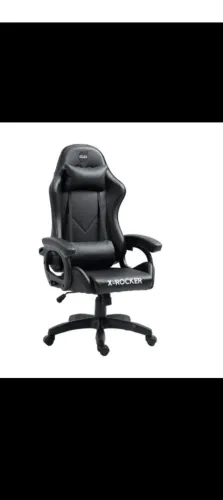 CADEIRA GAMER X-ROCKER PRETO LACRADA COM NOTA FISCAL E GARANTIA.