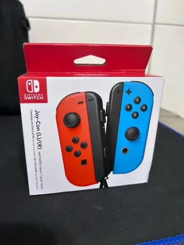 Joy Con Azul Neon / Vermelho Neon - LACRADO