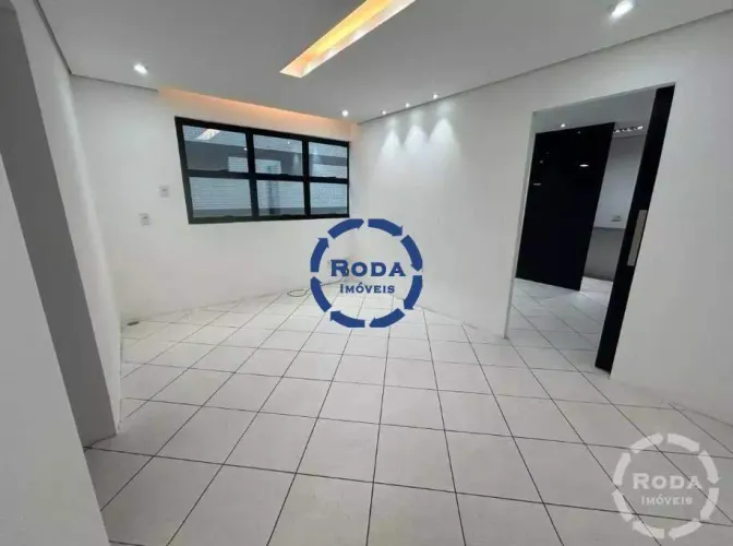 Sala comercial 35 m² em centro comercial para alugar na Aparecida - Santos-S.P.