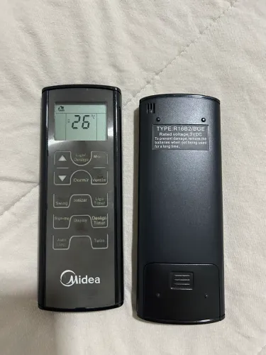 Controle Remoto Ar Condicionado Midea Original Raridade