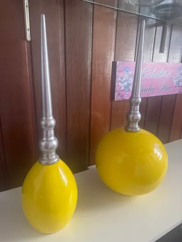 Vaso de pino Decorativa Cerâmica com bico metálico
