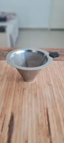 Filtro Café Inox Coador Sem Uso De Filtro De Papel Reutilizável 