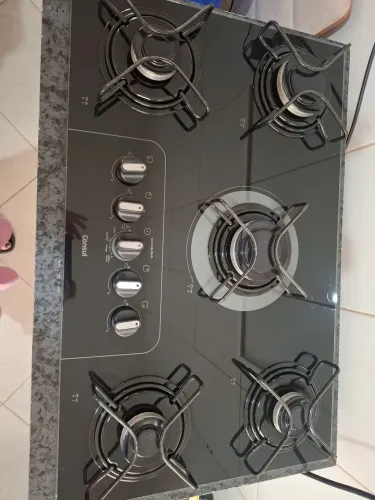 Fogão cooktop 5 bocas