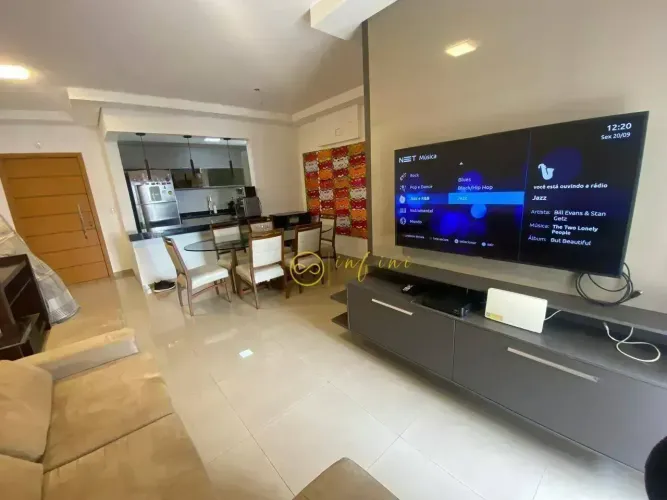 Apartamento Mobiliado com 3 quartos, sendo 1 suíte à venda, 85 m² por R$ 990.000 - Parque 