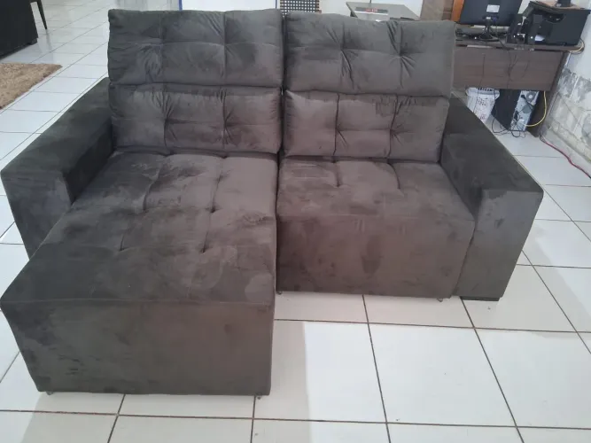 Sofa 2.10 mts retrátil e reclinavel