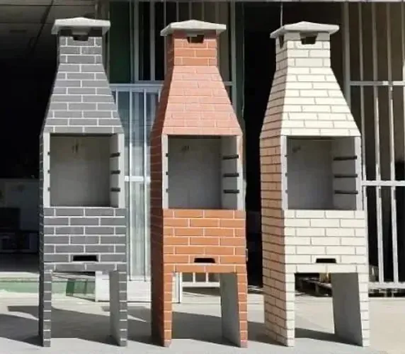 Churrasqueira pré moldada direto da fábrica completa, incluso o kit