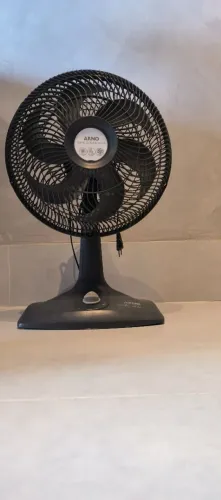 Ventilador Arno Turbo Silencie 30 cm Preto com Cinza