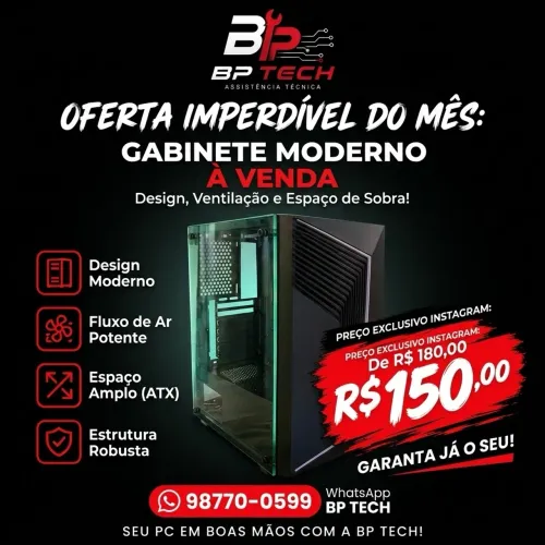 Gabinete de pc gamer
