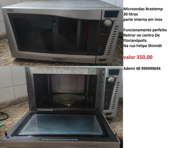 01 Micoondas Brastemp 30L