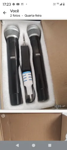 Vendo dois pares de microfone sem fio digital