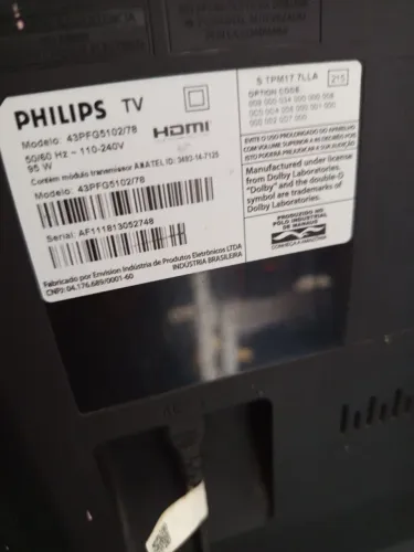 Tv Philips 43 polegadas
